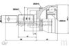 ASHUKI NI-1131I Joint Kit, drive shaft